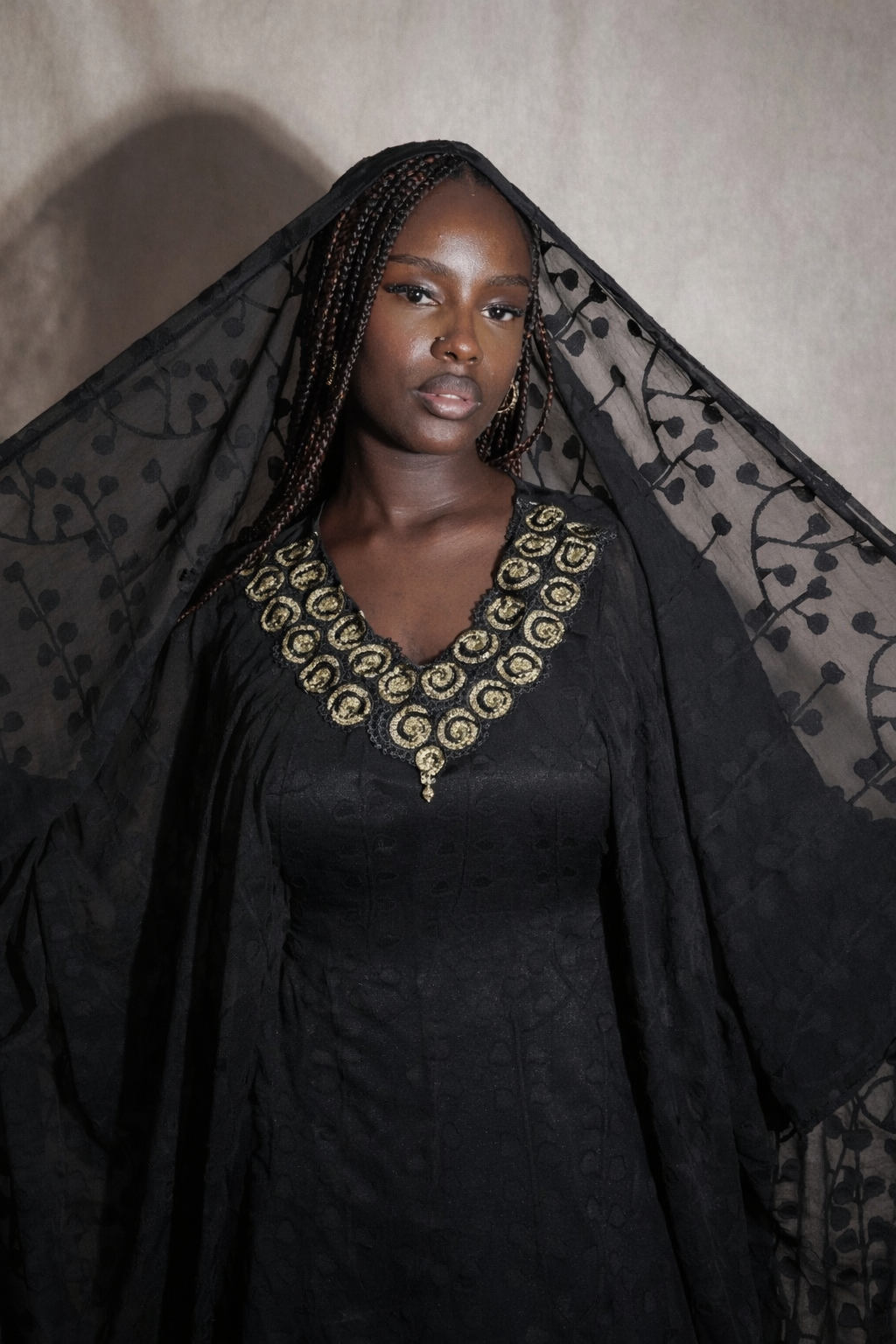 Lilya Set  – ensemble africain noir Maison Kemeti