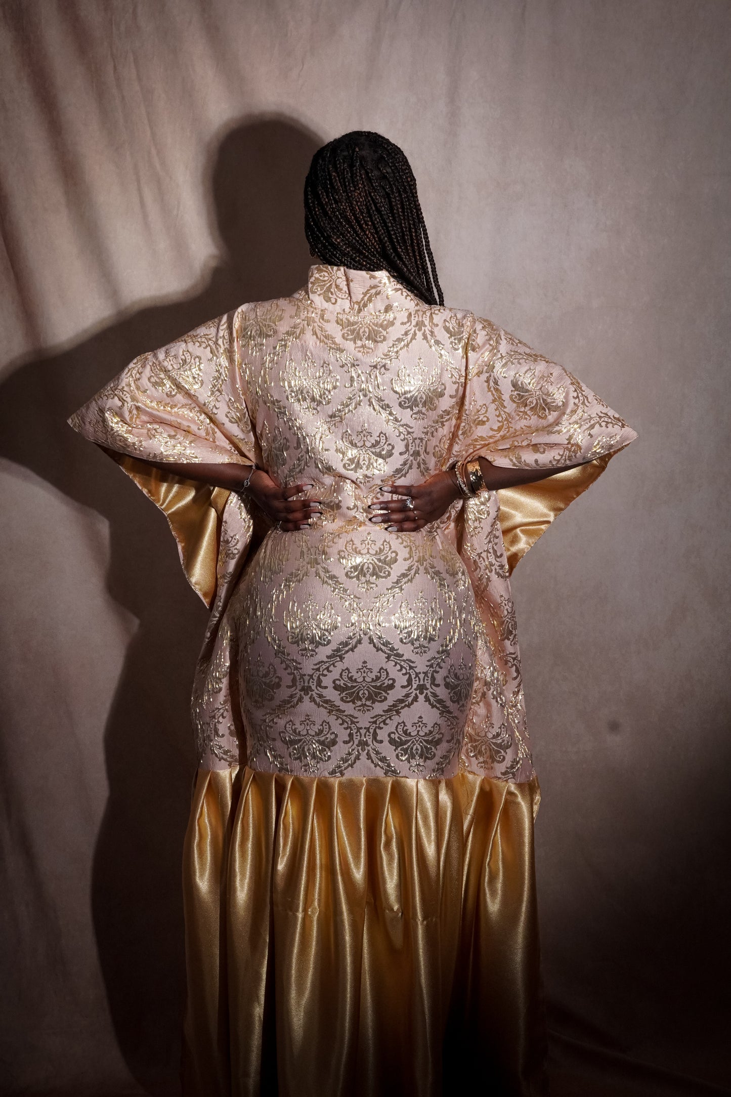 Khadija Dress – Royal Brocade Dress