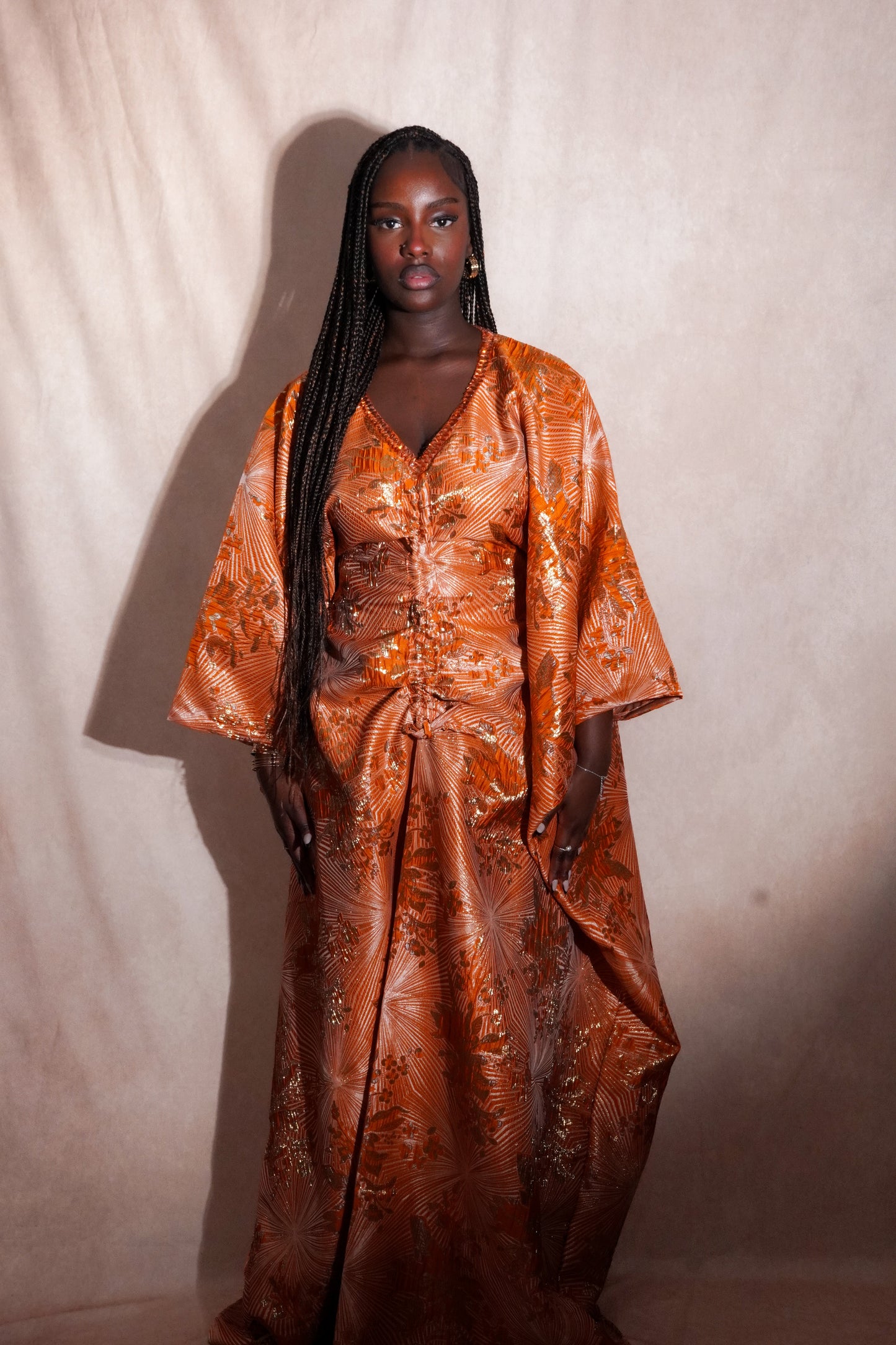 Alicia Dress - Majestic African Brocade Boubou