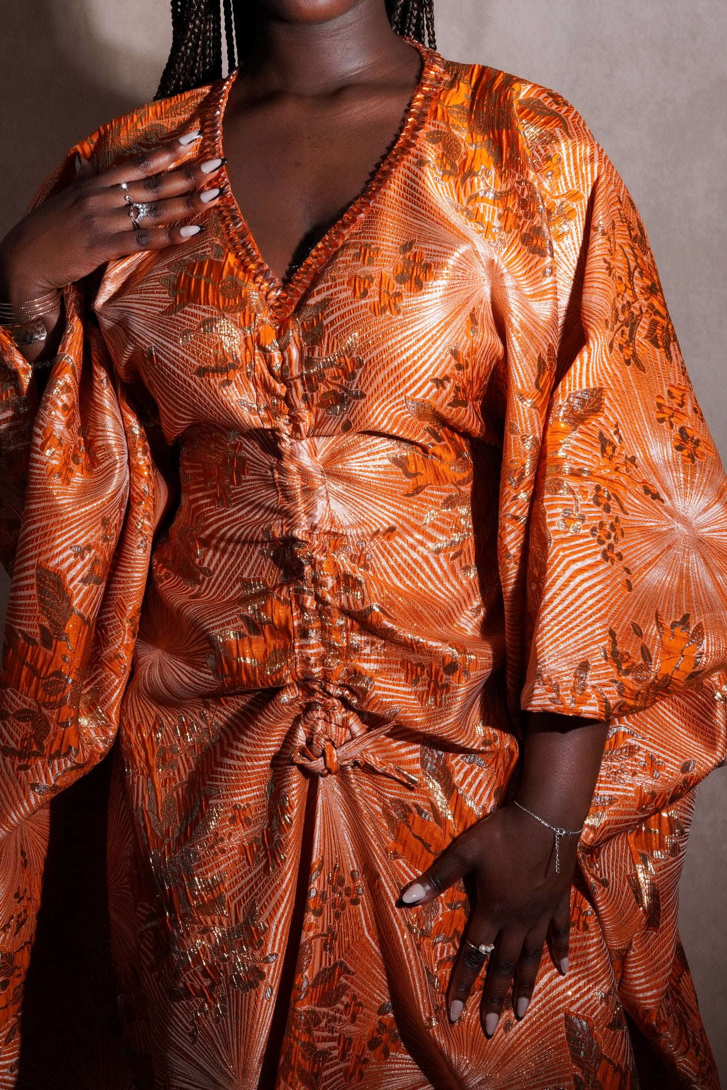 Alicia Dress - Majestic African Brocade Boubou