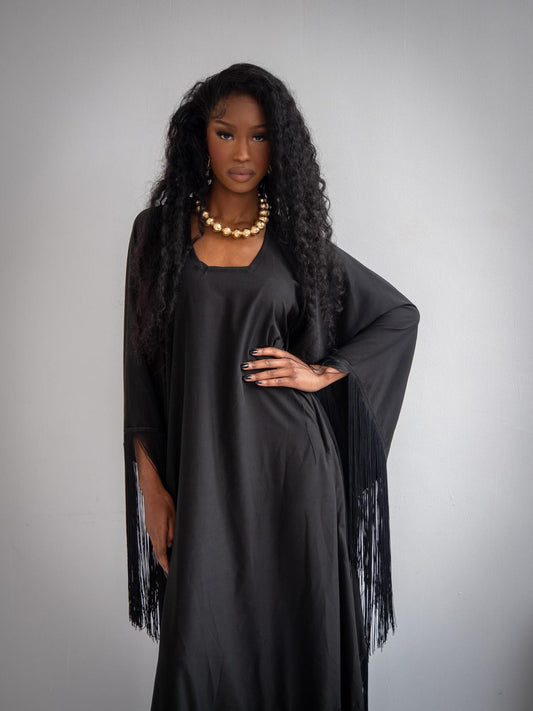 Dulci Frange Dress – robe africaine à franges Maison Kemeti
